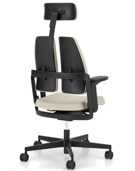 Ergonomiczne krzesło do biura Xilium Swivel Chair Duo Back UPH/P