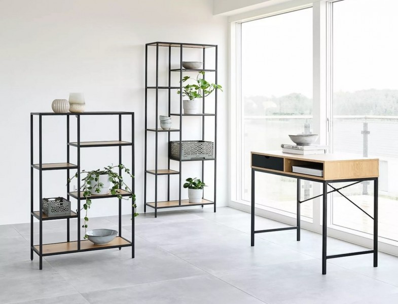 Proste biurko B-027 w stylu industrialnym