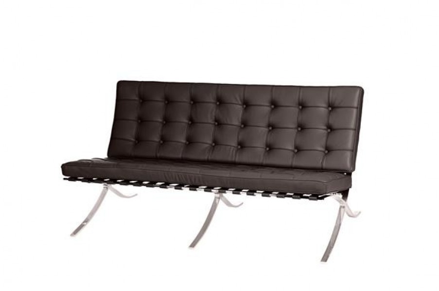 Sofa dwuosobowa BA2 insp. Barcelona skóra naturalna