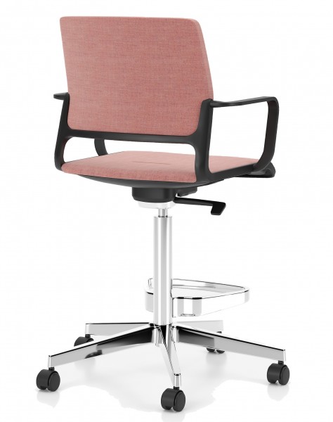 Wysokie krzesło biurowe na kółkach Xilium Counter Swivel Chair UPH