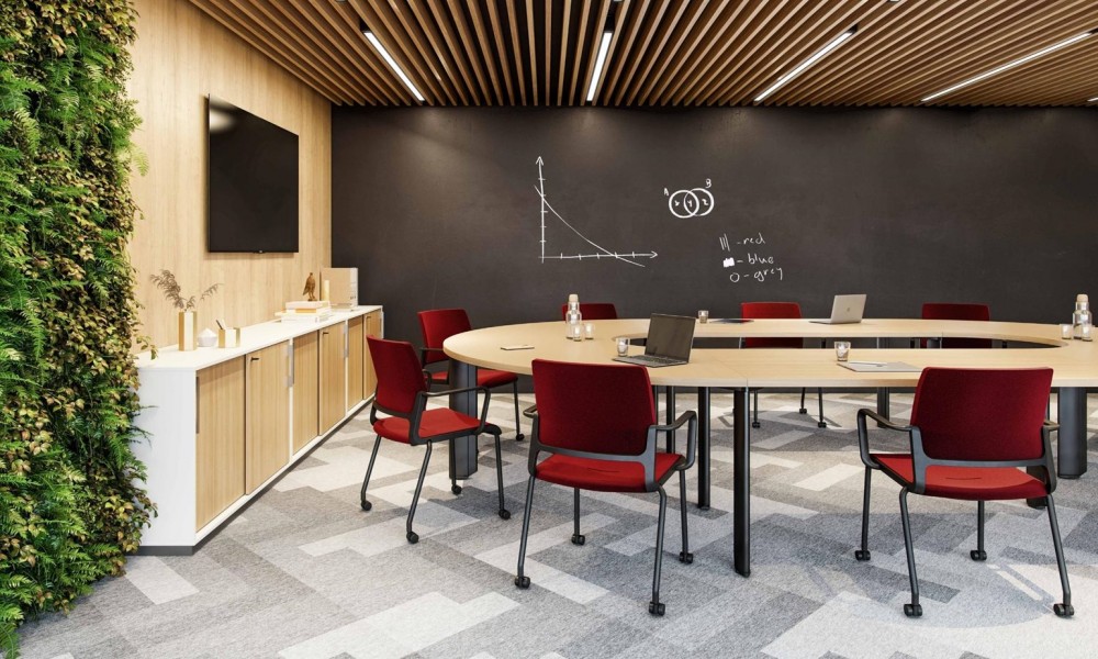 Krzesło konferencyjne na nogach Xilium Frame Chair 4L UPH