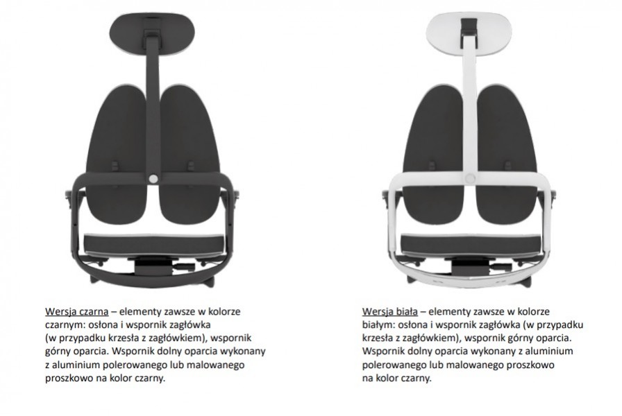 Ergonomiczne krzesło biurowe Xenium Swivel Chair Duo Back