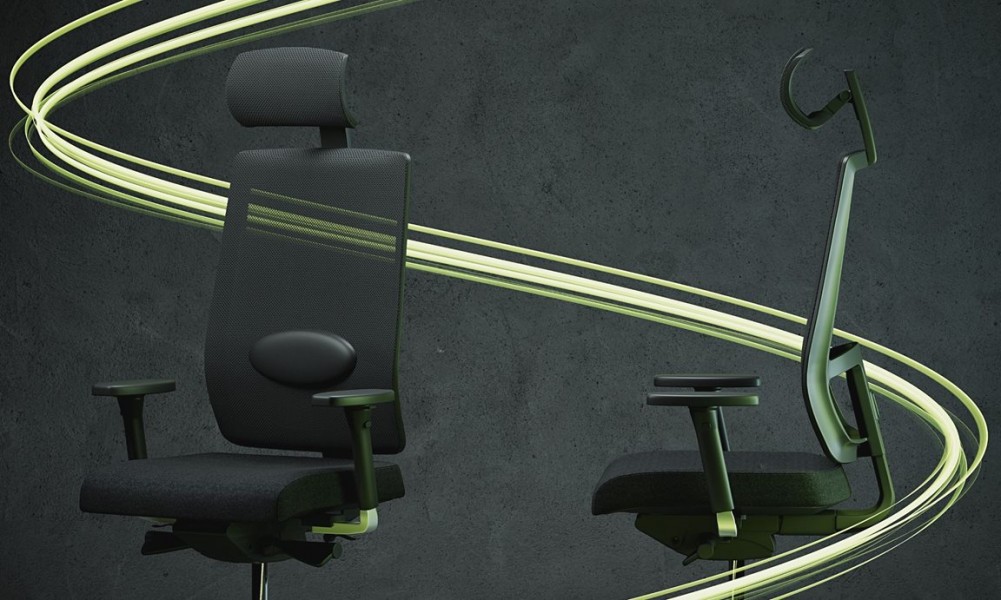 Krzesło do biura X-Line Swivel Chair Mesh, zgodne z normą BHP