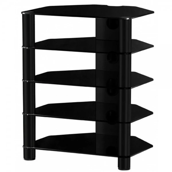 Wysoki stolik Hi-Fi szklany RX2150 B-HBLK czarny
