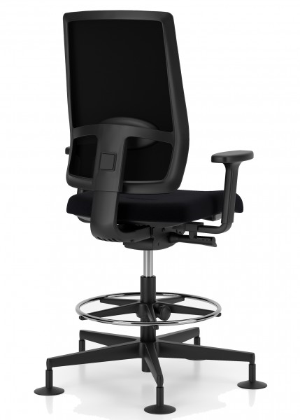 Wysokie krzesło biurowe z regulacjami X-Line Counter Swivel Chair UPH/P