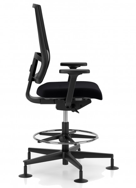 Wysokie krzesło biurowe z regulacjami X-Line Counter Swivel Chair UPH/P