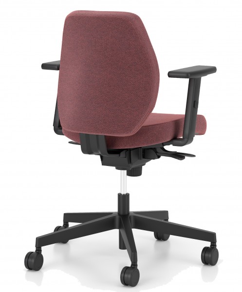 Obrotowe krzesło do biura Bjarg Swivel Chair LB UPH niskie oparcie
