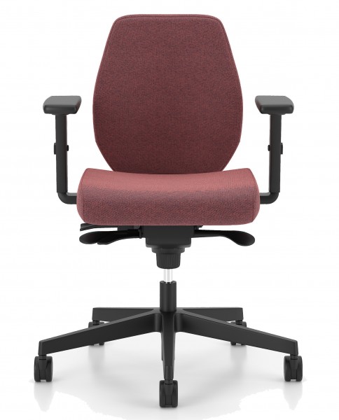 Obrotowe krzesło do biura Bjarg Swivel Chair LB UPH niskie oparcie