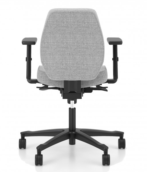 Obrotowe krzesło do biura Bjarg Swivel Chair LB UPH niskie oparcie