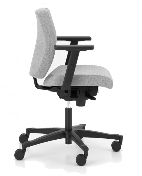 Obrotowe krzesło do biura Bjarg Swivel Chair LB UPH niskie oparcie