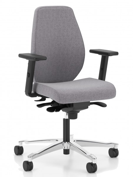 Krzesło obrotowe do biura Bjarg Swivel Chair MB UPH średnie oparcie