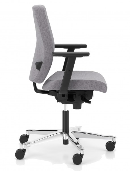 Krzesło obrotowe do biura Bjarg Swivel Chair MB UPH średnie oparcie