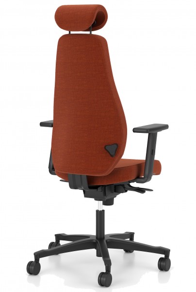 Regulowane krzesło do biurka Bjarg Swivel Chair HB UPH wysokie oparcie