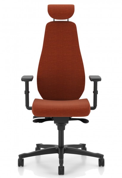 Regulowane krzesło do biurka Bjarg Swivel Chair HB UPH wysokie oparcie