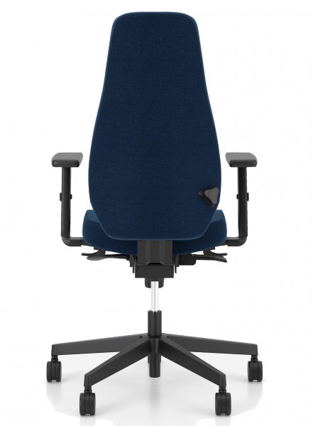 Regulowane krzesło do biurka Bjarg Swivel Chair HB UPH wysokie oparcie