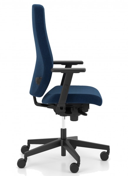 Regulowane krzesło do biurka Bjarg Swivel Chair HB UPH wysokie oparcie
