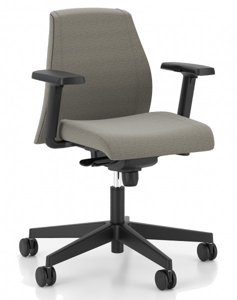 Krzesło biurowe z regulacjami Viden Swivel Chair LB UPH z niskim oparciem