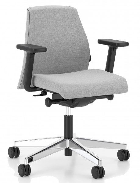 Krzesło biurowe z regulacjami Viden Swivel Chair LB UPH z niskim oparciem