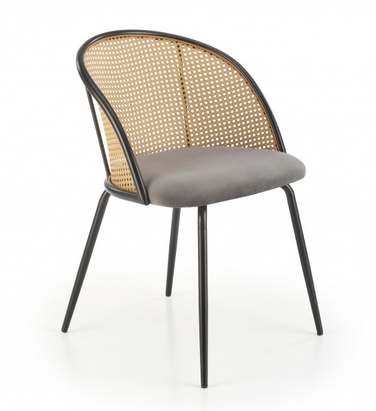 Krzesło z plecionką wiedeńską na oparciu K508