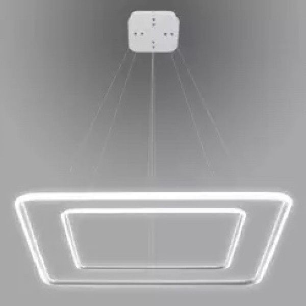 Lampa wisząca Ledowe Kwadraty No.2 In 4K biała 60 cm