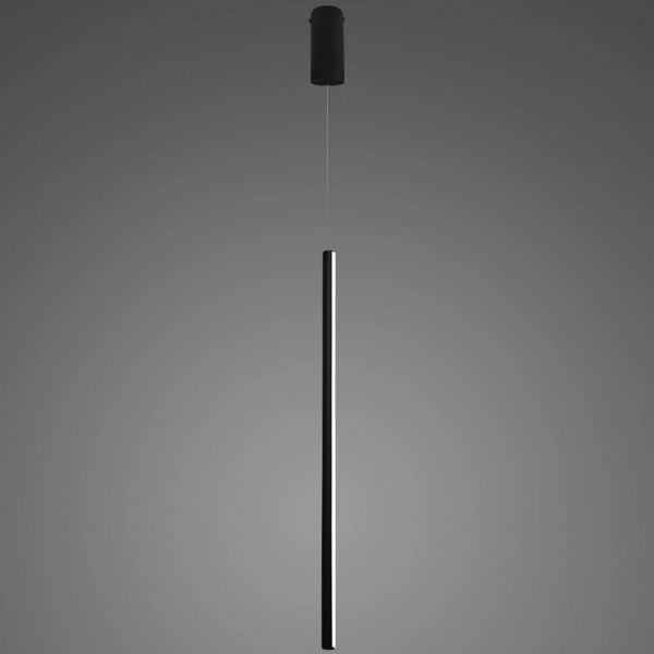 Wisząca lampa czarna LED wąska Linea No.1 PX1 100 cm 3K 16W