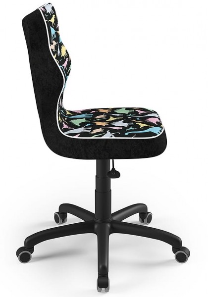 Obrotowe krzesło do biurka Petit Black rozmiar 5 (146-176,5 cm) wzory