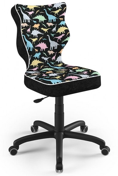 Obrotowe krzesło do biurka Petit Black rozmiar 5 (146-176,5 cm) wzory
