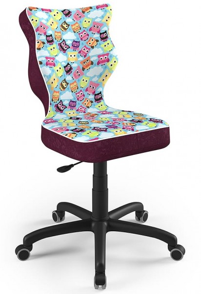 Obrotowe krzesło do biurka Petit Black rozmiar 5 (146-176,5 cm) wzory