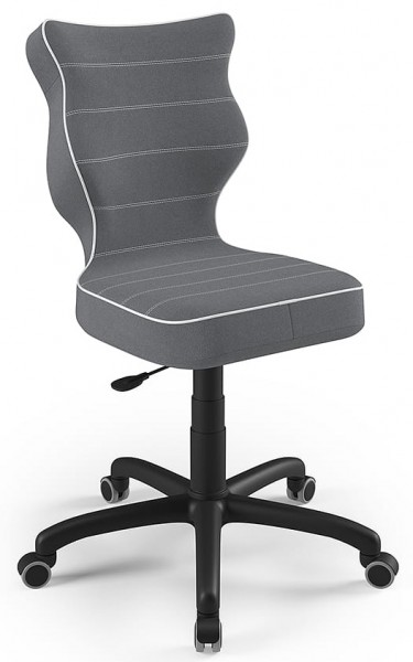 Młodzieżowe krzesło do biurka Petit Black rozmiar 5 (146-176,5 cm)