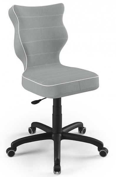 Młodzieżowe krzesło do biurka Petit Black rozmiar 6 (159-188 cm)