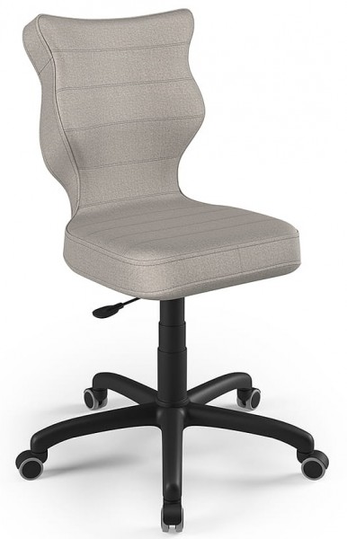 Młodzieżowe krzesło do biurka Petit Black rozmiar 6 (159-188 cm)