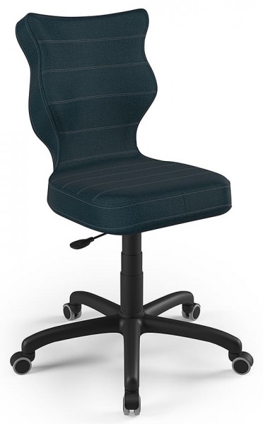 Młodzieżowe krzesło do biurka Petit Black rozmiar 6 (159-188 cm)