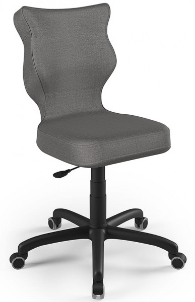 Młodzieżowe krzesło do biurka Petit Black rozmiar 6 (159-188 cm)