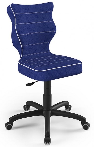 Młodzieżowe krzesło do biurka Petit Black rozmiar 6 (159-188 cm)