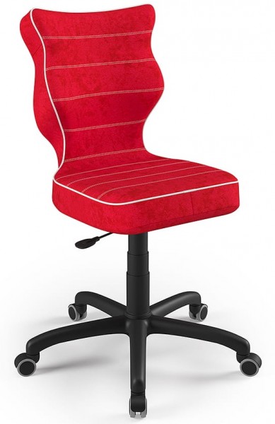 Młodzieżowe krzesło do biurka Petit Black rozmiar 6 (159-188 cm)