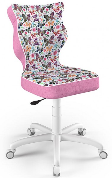 Obrotowe krzesło dla młodzieży Petit White rozmiar 5 (146-176,5 cm) wzory