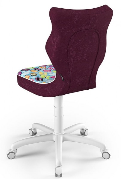 Obrotowe krzesło dla młodzieży Petit White rozmiar 5 (146-176,5 cm) wzory