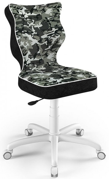 Obrotowe krzesło dla młodzieży Petit White rozmiar 6 (159-188 cm) wzory