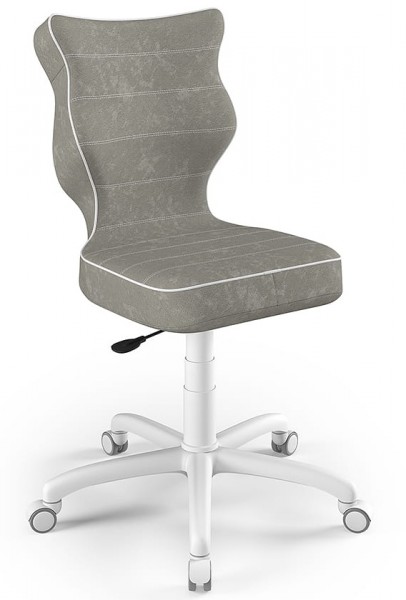 Młodzieżowe krzesło do biurka Petit White rozmiar 6 (159-188 cm)
