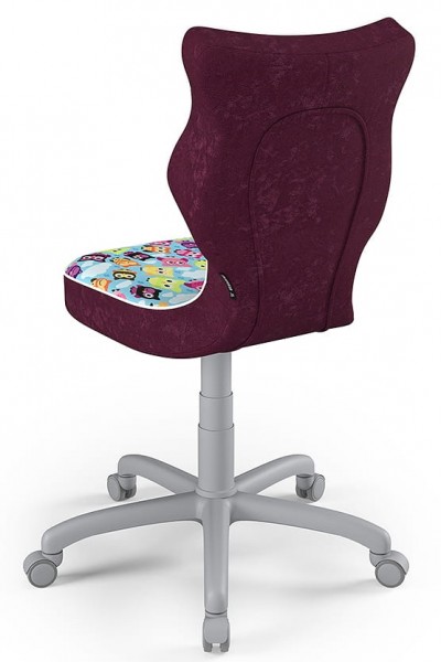 Ergonomiczne krzesło dla młodzieży Petit Grey rozmiar 5 (146-176,5 cm) wzory