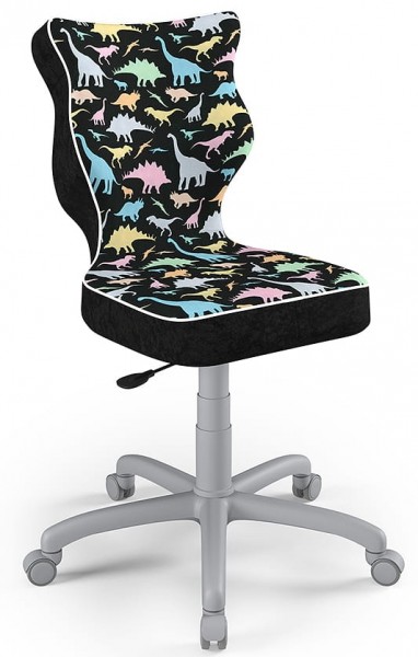 Ergonomiczne krzesło dla młodzieży Petit Grey rozmiar 5 (146-176,5 cm) wzory