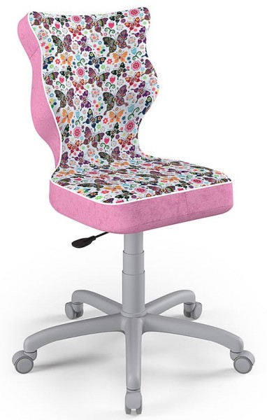 Ergonomiczne krzesło dla młodzieży Petit Grey rozmiar 5 (146-176,5 cm) wzory