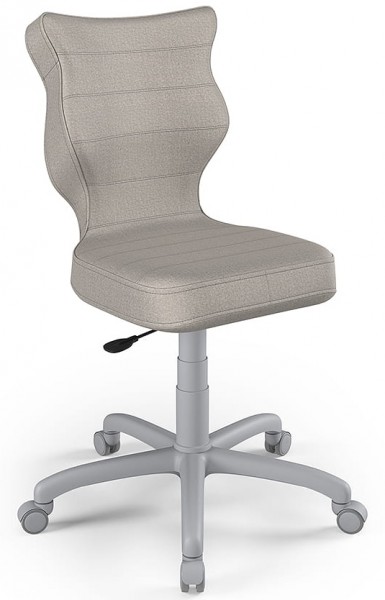 Krzesło biurkowe dla nastolatka Petit Grey rozmiar 5 (146-176,5 cm)