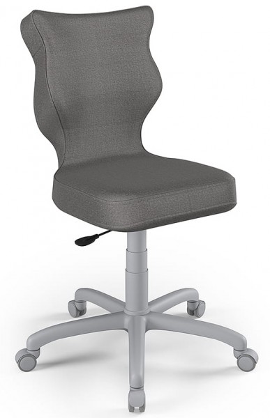 Krzesło biurkowe dla nastolatka Petit Grey rozmiar 5 (146-176,5 cm)