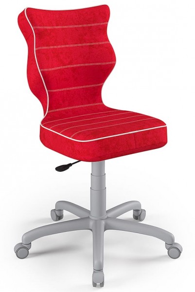 Krzesło biurkowe dla nastolatka Petit Grey rozmiar 5 (146-176,5 cm)