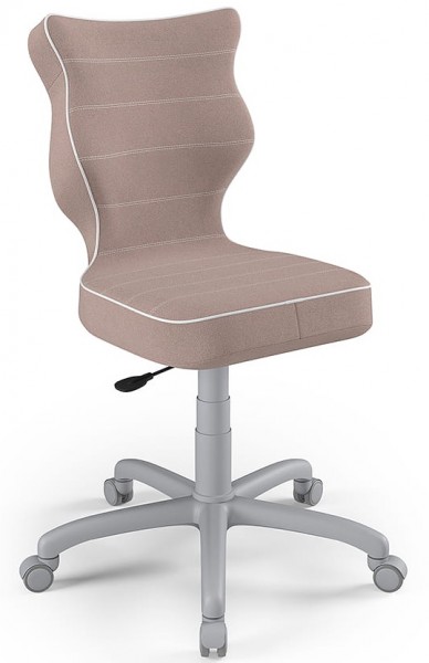 Krzesło biurkowe dla nastolatka Petit Grey rozmiar 6 (159-188 cm)
