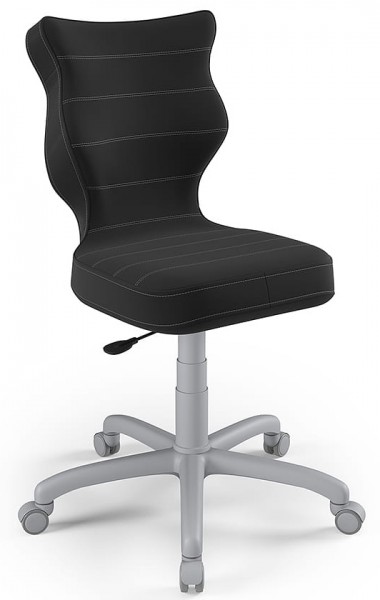 Krzesło biurkowe dla nastolatka Petit Grey rozmiar 6 (159-188 cm)