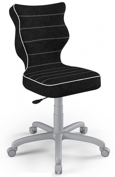 Krzesło biurkowe dla nastolatka Petit Grey rozmiar 6 (159-188 cm)