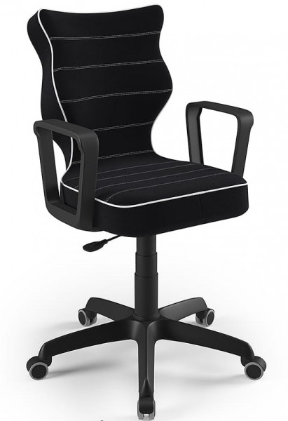 Ergonomiczne krzesło do biurka Norm Black rozmiar 5 (146-176,5 cm)