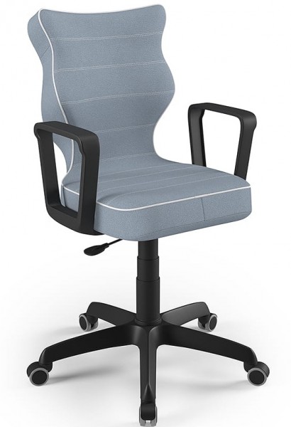 Ergonomiczne krzesło do biurka Norm Black rozmiar 5 (146-176,5 cm)